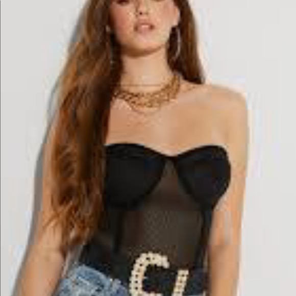 Guess Tops - 🆕NWT JENNIFER LOPEZ KELSEY BUSTIER TOP by GUESS
